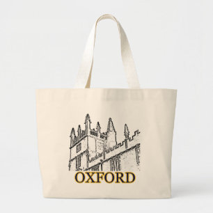 Oxford England byggnad 1986 röra sig i spiral vit Jumbo Tygkasse