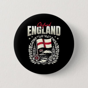 Oxford England Flagga Souvenir Oxford Semester Knapp
