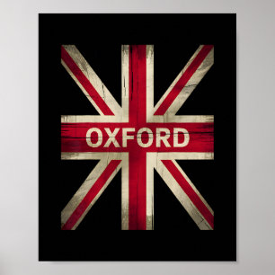 Oxford England Storbritannien Uk Historia Semester Poster