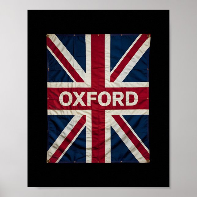 Oxford England Storbritannien Uk Historia Semester Poster (Framsidan)
