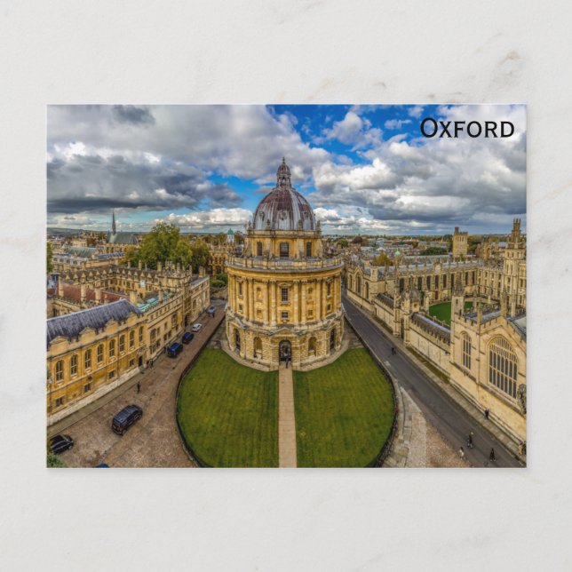 Oxford England Travel Photo Vykort (Framsida)