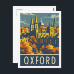 Oxford England UK Vintage resor Ställe Vykort<br><div class="desc">Oxford England United Kingdom Vintage Berömd Travel Ställe</div>