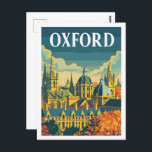 Oxford England Vintage Berömd Travel Ställe Vykort<br><div class="desc">Oxford England United Kingdom Berömd Travel Ställe</div>