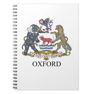 Oxford jackar av arm anteckningsbok