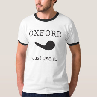 Oxford komma. Använd precis det. Ringerskjorta T-shirt