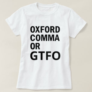 Oxford komma eller GTFO Tröja