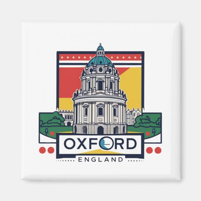 Oxford Landmark Magnet (Framsidan)