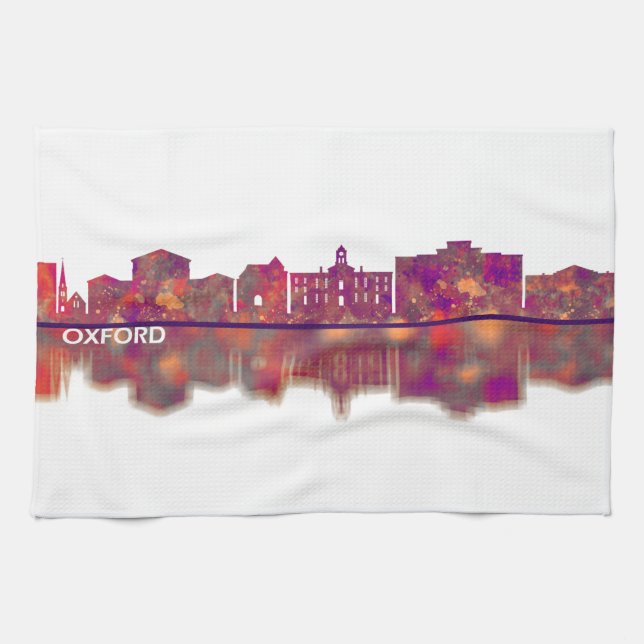 Oxford Mississippi Skyline Kökshandduk (Horisontell)