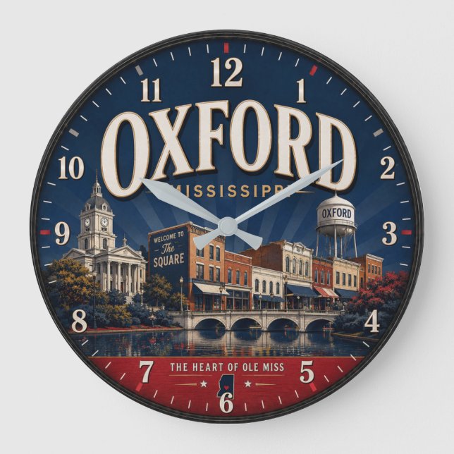 Oxford Mississippi  Stor Klocka (Framsida)