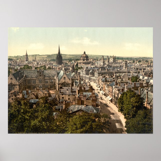 Oxford, Oxfordshire, England Poster (Framsidan)