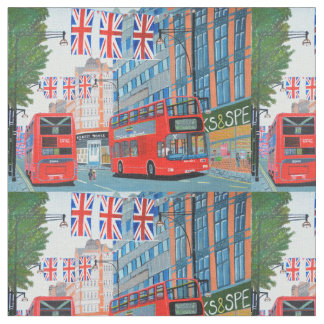 Oxford Street- Drottningens diamantjubileumstyg  Tyg