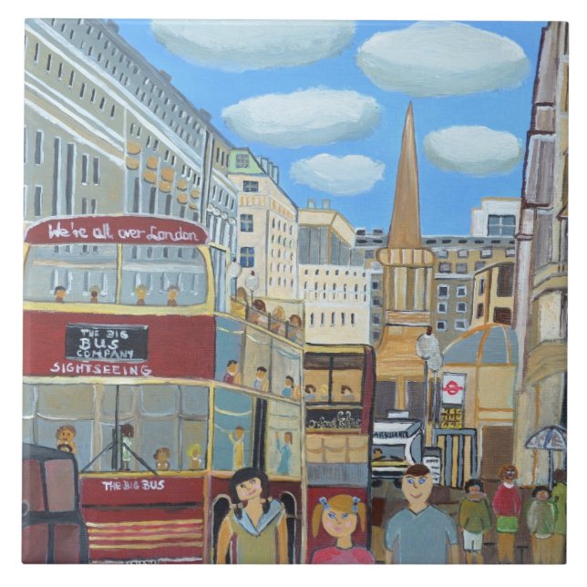 Oxford Street keramisk kakel (Framsidan)