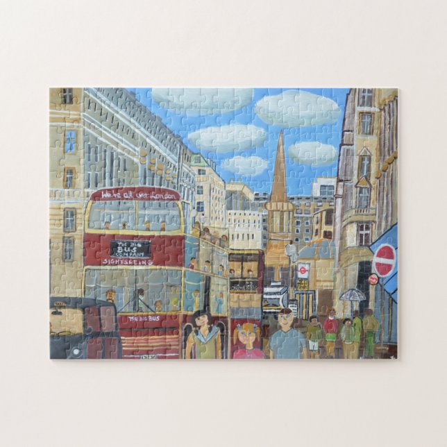 Oxford Street London puzzles Pussel (Horisontell)