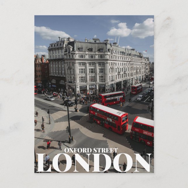 Oxford Street, London Vykort (Framsida)