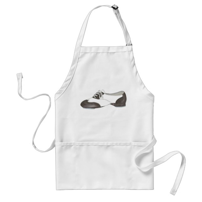 Oxford Tap Class Shoe Dance Teacher Gift Tapper Förkläde (Framsidan)