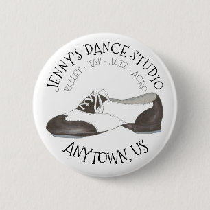 Oxford Tap Shoe Anpassningsbar Dance Studio Tapper Knapp