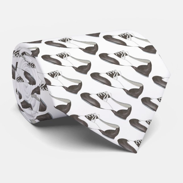 Oxford Tap Shoe Dance Teacher Gift Tapdansklass Slips (Rullad)