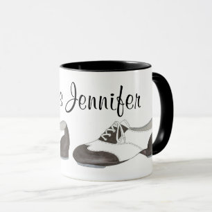 Oxford Tap Shoe Dance Teacher Personlig Tapper Mugg