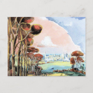 Oxford Under Ward, målning av Paul Nash Vykort