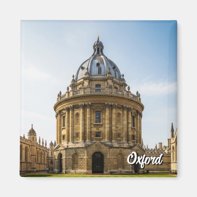 Oxford Universiteten Radcliffe Camera England Trav Magnet (Framsidan)
