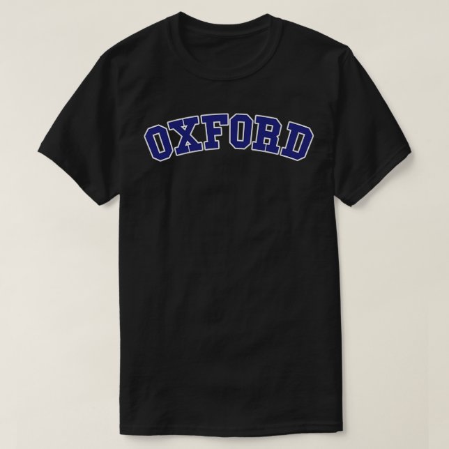 Oxford University T Shirt (Design framsida)