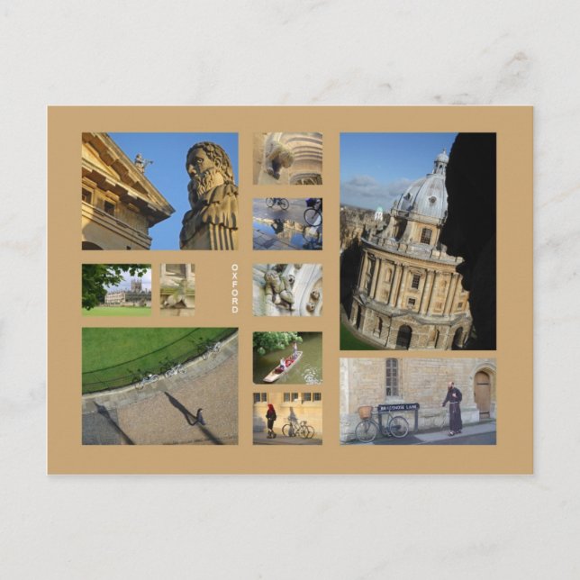 Oxford-vykort Vykort (Framsida)