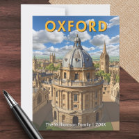 Oxfords siluett Radcliffe Camera Retro Personlig