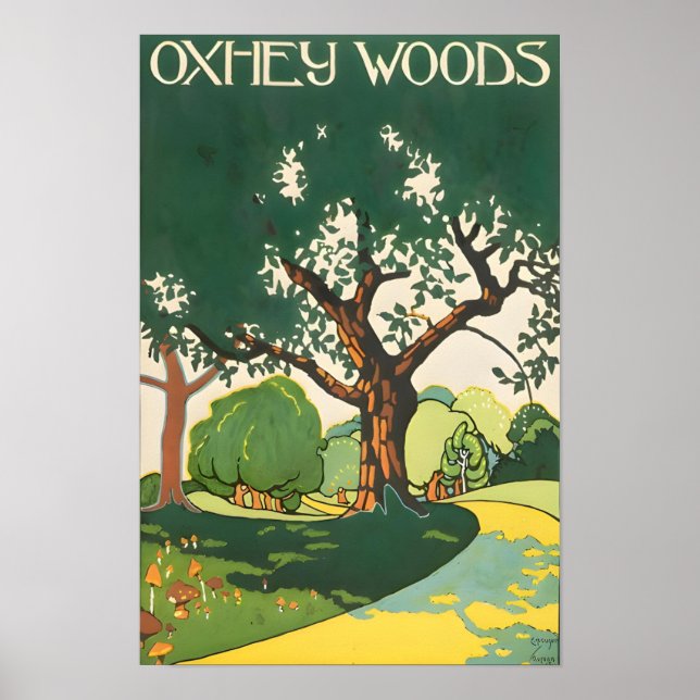 Oxhey Woods Tryck (Framsidan)