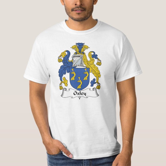 Oxley familjvapensköld tee shirt (Framsida)