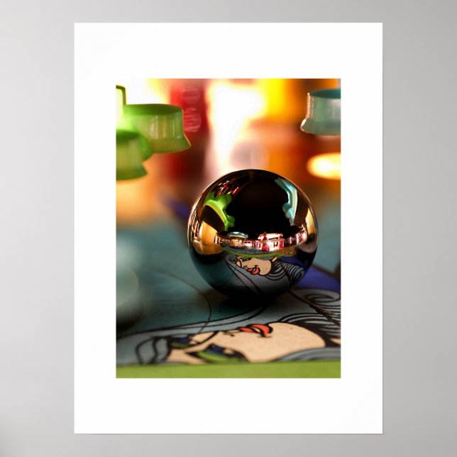 OXO boll pinball poster (Framsidan)