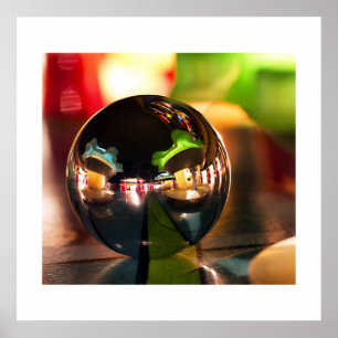 OXO pinballaffisch för boll II Poster