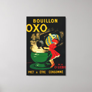 OXO vintage PoseterEurope för buljong Canvastryck