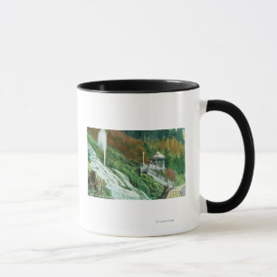 Oxone nedgångar och vårViewShasta vårar, CA Mugg