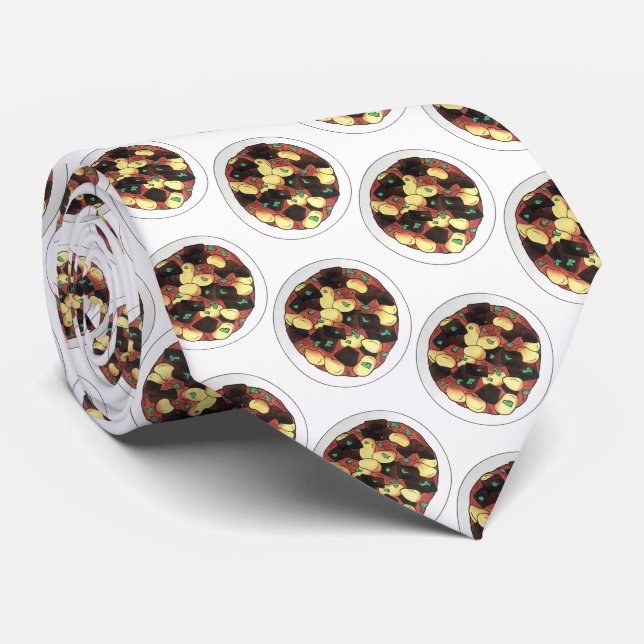 Oxtail och Broad Beans Stew Jamaican Food Slips (Rullad)