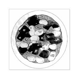 Oxtail och Broad Beans Stew Jamaican Food Stämpel