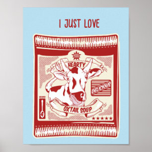 Oxtail soppa pop poster