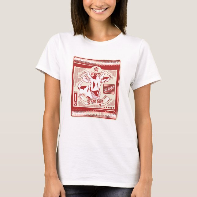 Oxtail soppa pop t shirt (Framsida)