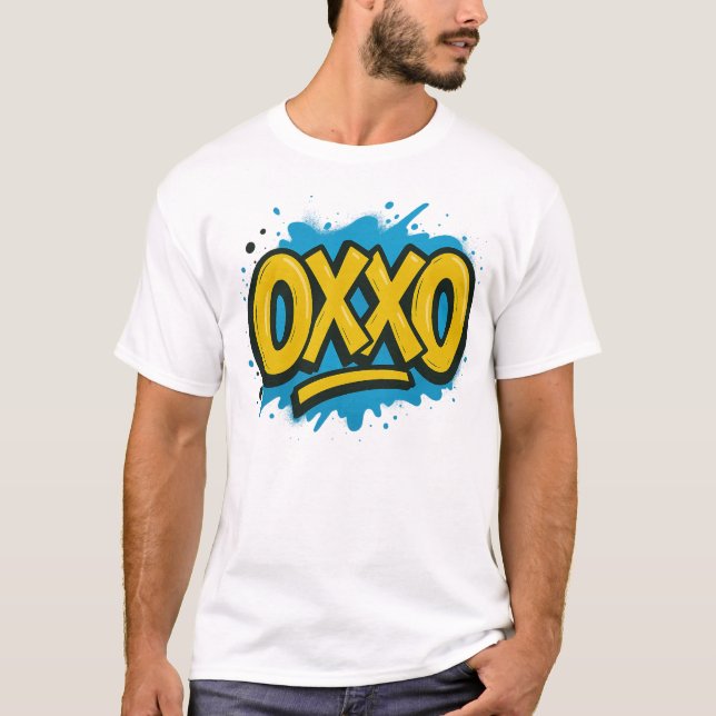OXXO Graffiti Design T-shirt  (Framsida)