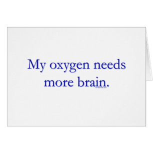 Oxy Brain Hälsningskort