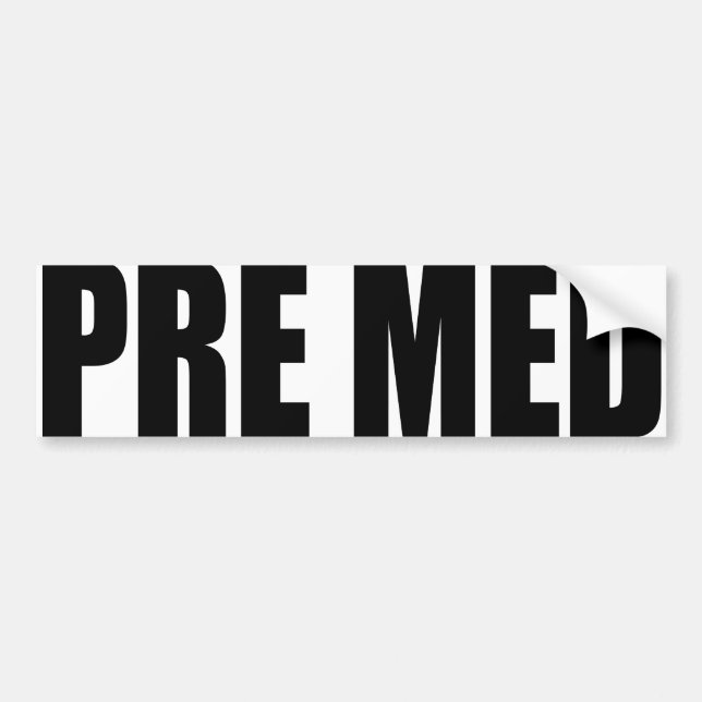 Oxygentees Pre Med Bildekal (Framsidan)