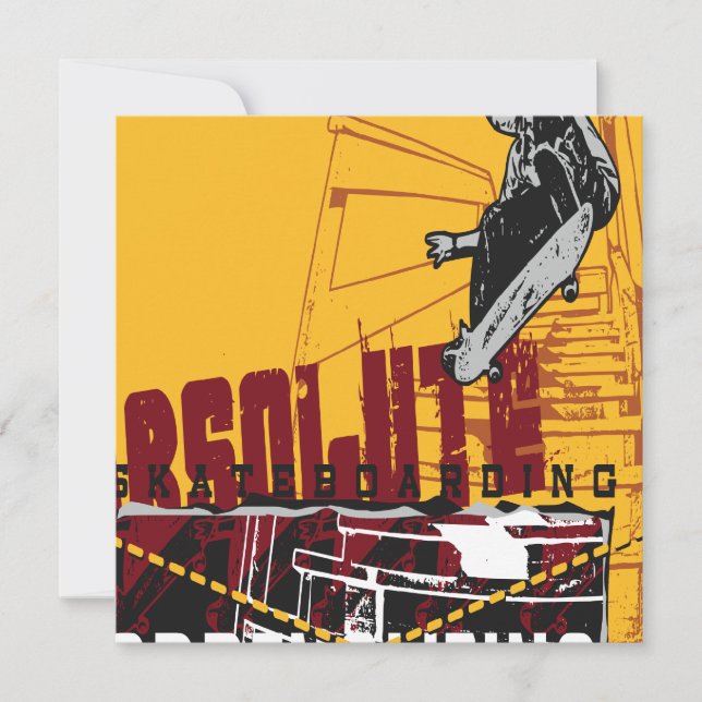 Oxygentees Skateboardinbjudan Inbjudningar (Framsida)