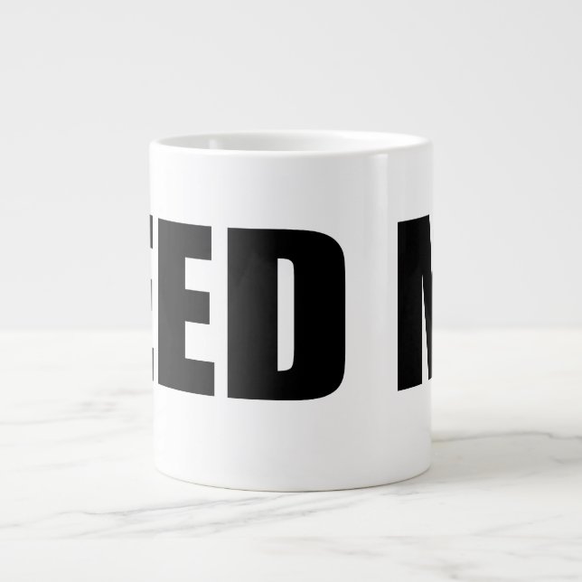 Oxygentes Matar mig Jumbo Mugg (Framsidan)