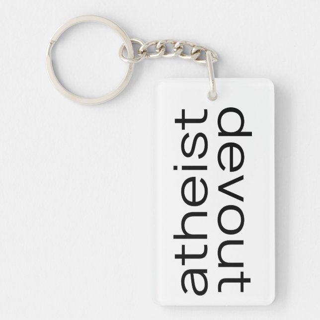 Oxymoron - Devout Atheist Keychain (Framsidan)