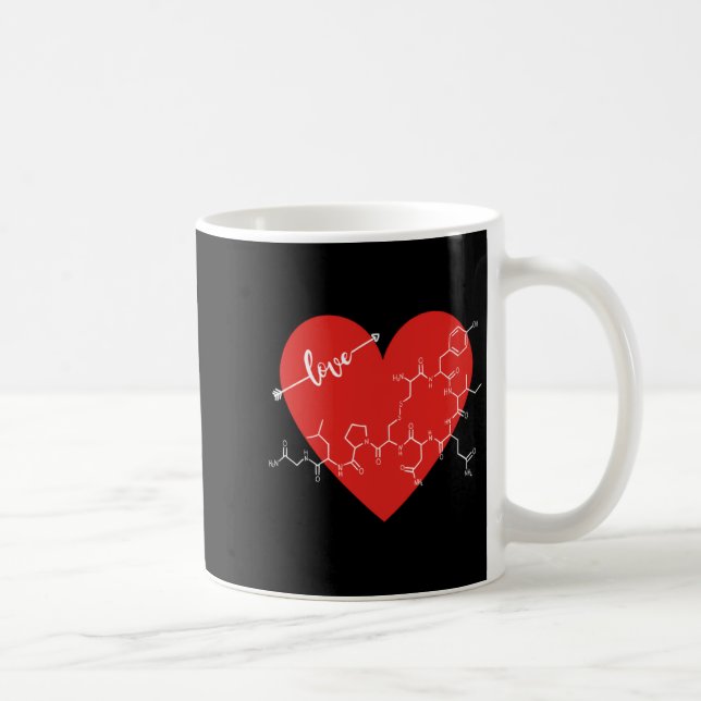 Oxytocin Love Hormone Valentines Day Love Hormone  Kaffemugg (Höger)