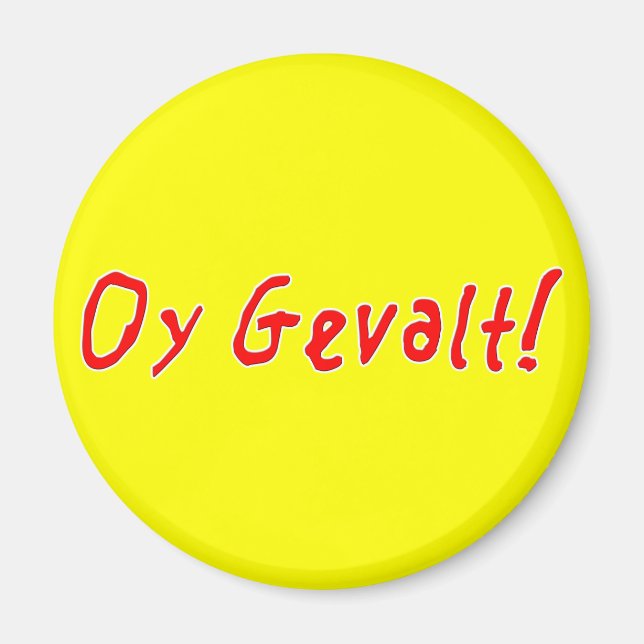 Oy Gevalt! Magnet (Framsidan)