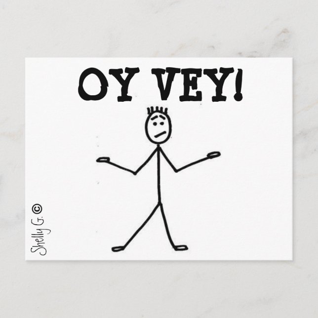 Oy, hej! Vykort (Framsida)