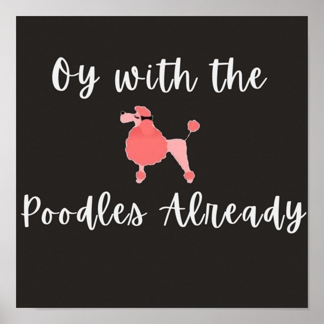 Oy med Pudel Poster (Framsidan)