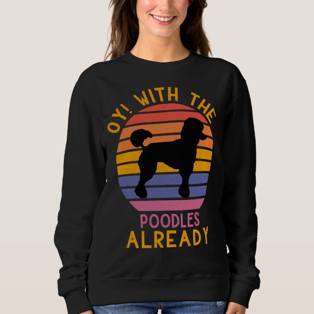 Oy med pudel redan t shirt (Framsida)