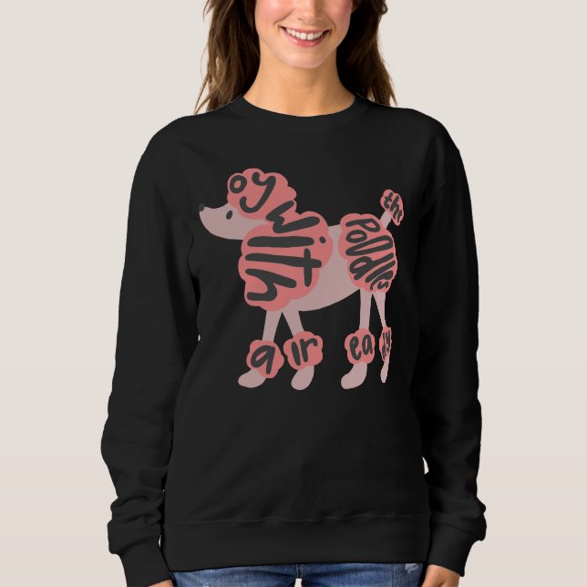 Oy med Pudel redan T Shirt (Framsida)