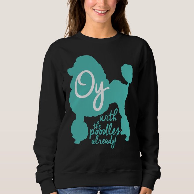 Oy med pudel! t shirt (Framsida)